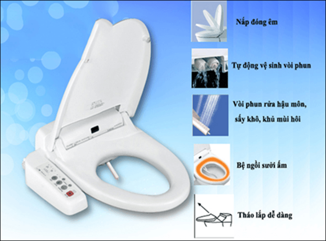 chọn nắp bồn cầu