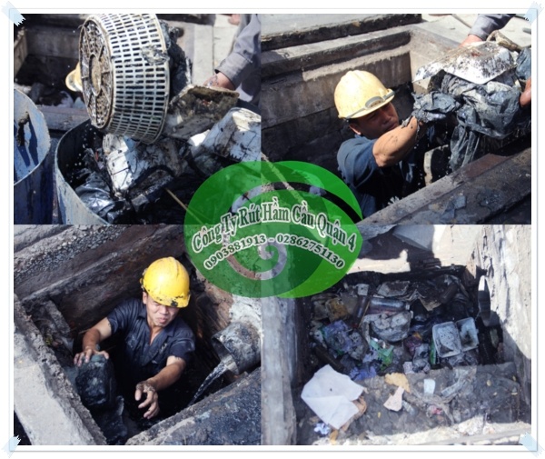 Xử l&yacute; th&ocirc;ng nghẹt đường cống.